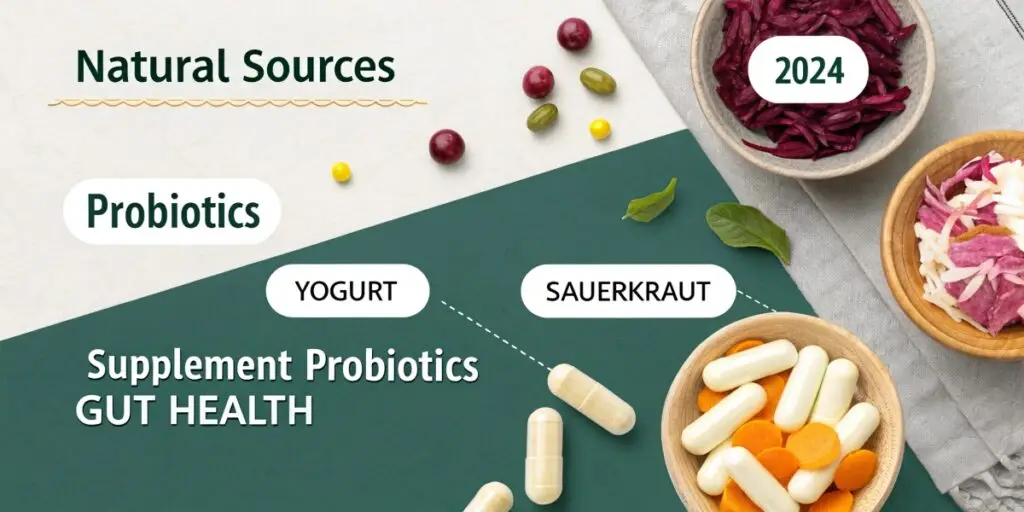 Natural vs. Supplement Probiotics: Which Is Better for Your Gut Health in 2024?